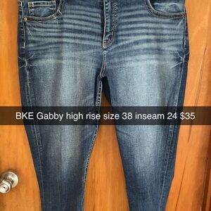 BKE High Rise Dark Blue Jeans